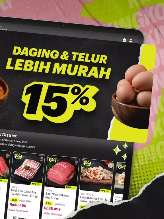 KingKong Meats iPad 应用截图