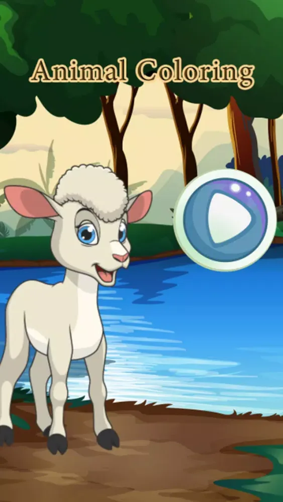 Screenshot di Animal cartoon coloring books for kids