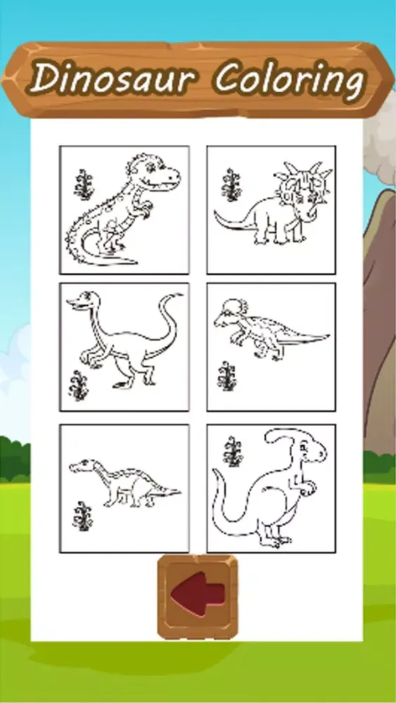Dinosaur Coloring Kid Book Screenshots