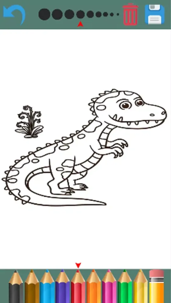 Dinosaur Coloring Kid Book Screenshots