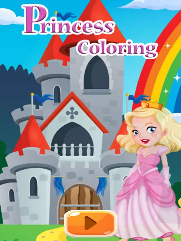 Princess Coloring Pages 1 iPad  Screenshots