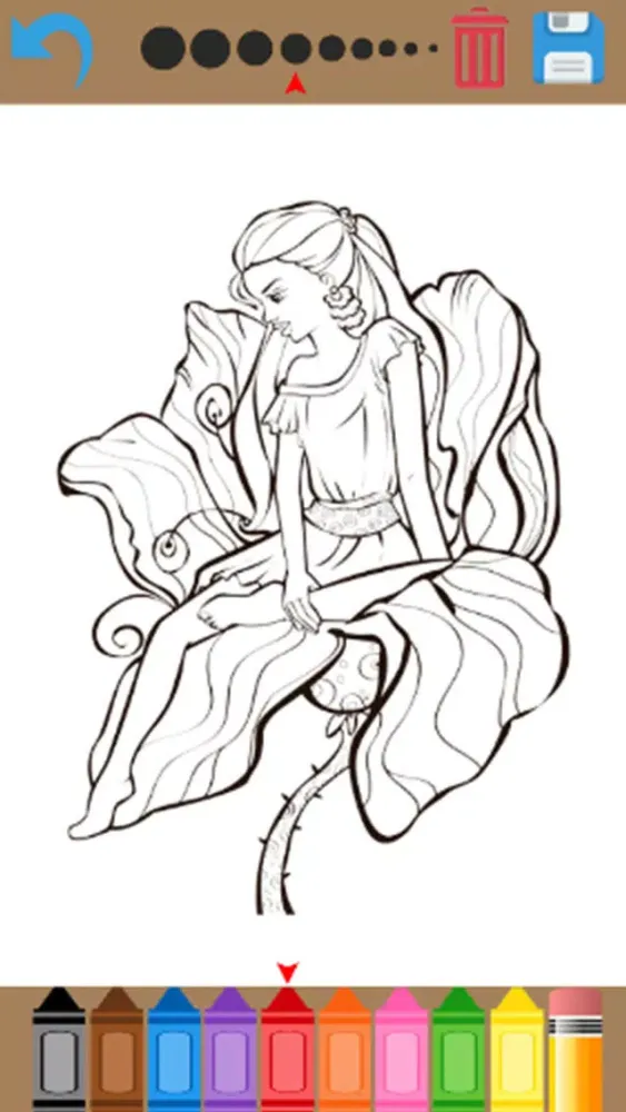 Princess Coloring Pages 1 Screenshots