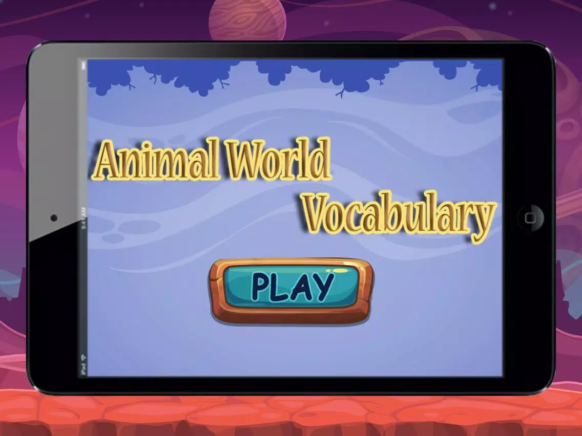 Tangkapan layar Animals World Vocabulary Cute iPad 