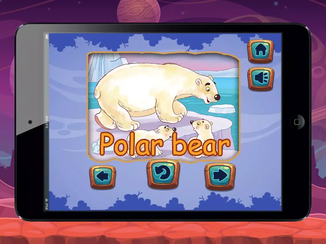 Tangkapan layar Animals World Vocabulary Cute iPad 