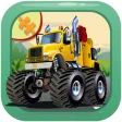 Monster Truck jigsaw puzzles games for kids