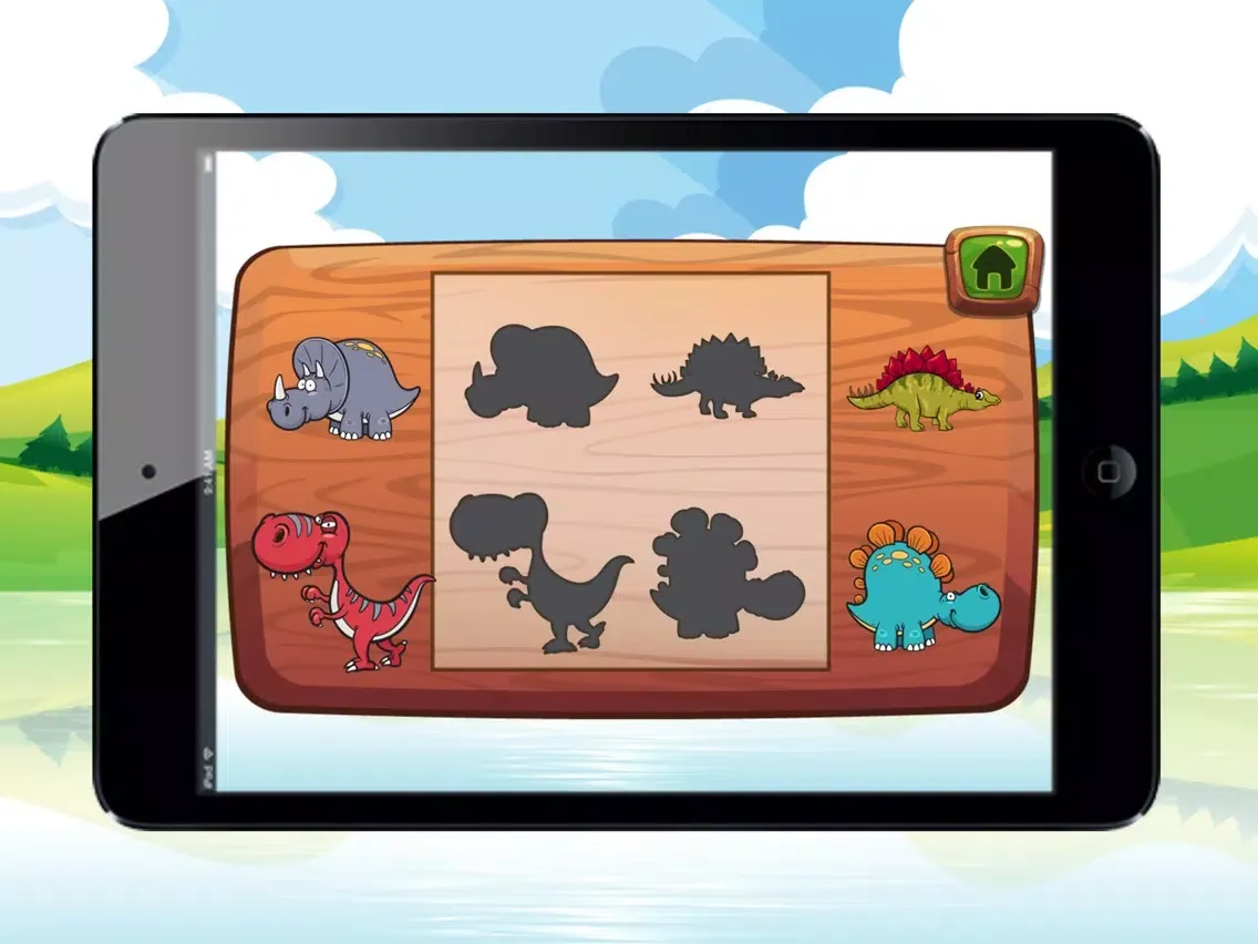 Скриншоты Dinosaur Shadow Puzzle Games for kids iPad 