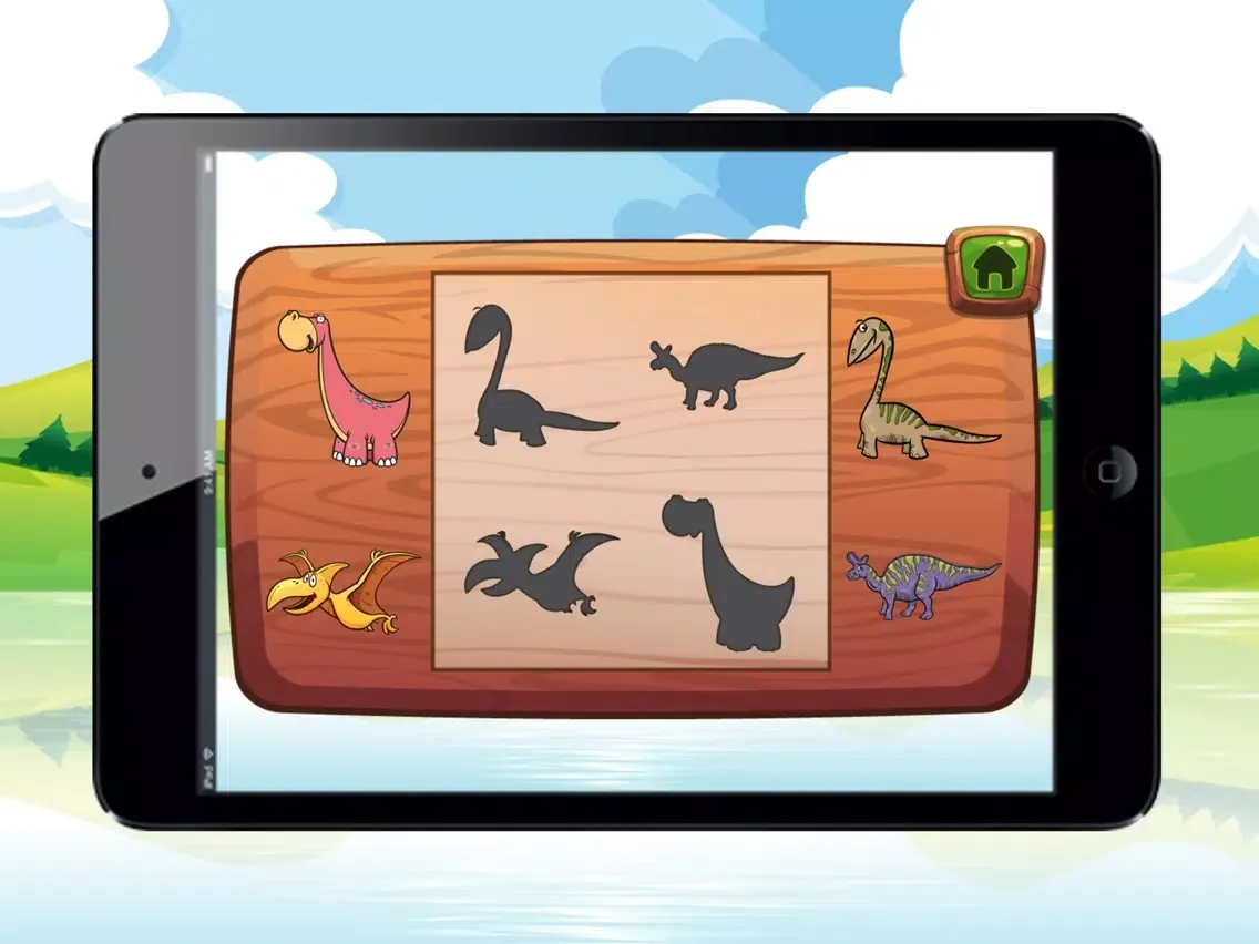 Скриншоты Dinosaur Shadow Puzzle Games for kids iPad 