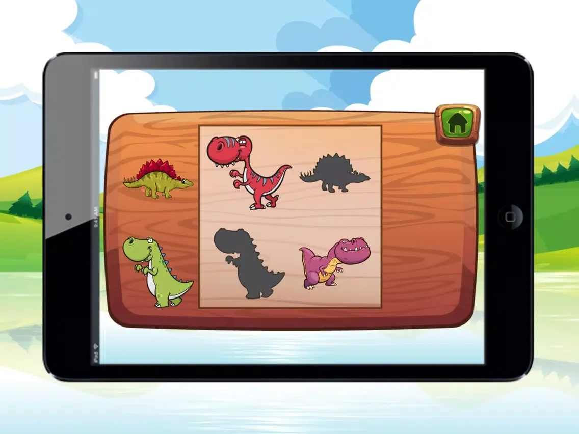 Скриншоты Dinosaur Shadow Puzzle Games for kids iPad 
