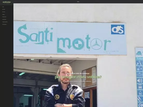 Capturas de tela do Santi Motor iPad 