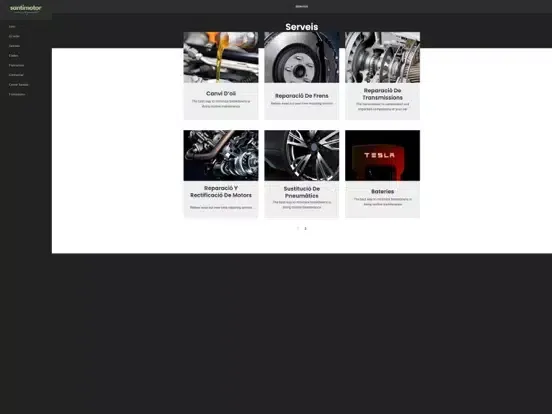 Capturas de tela do Santi Motor iPad 