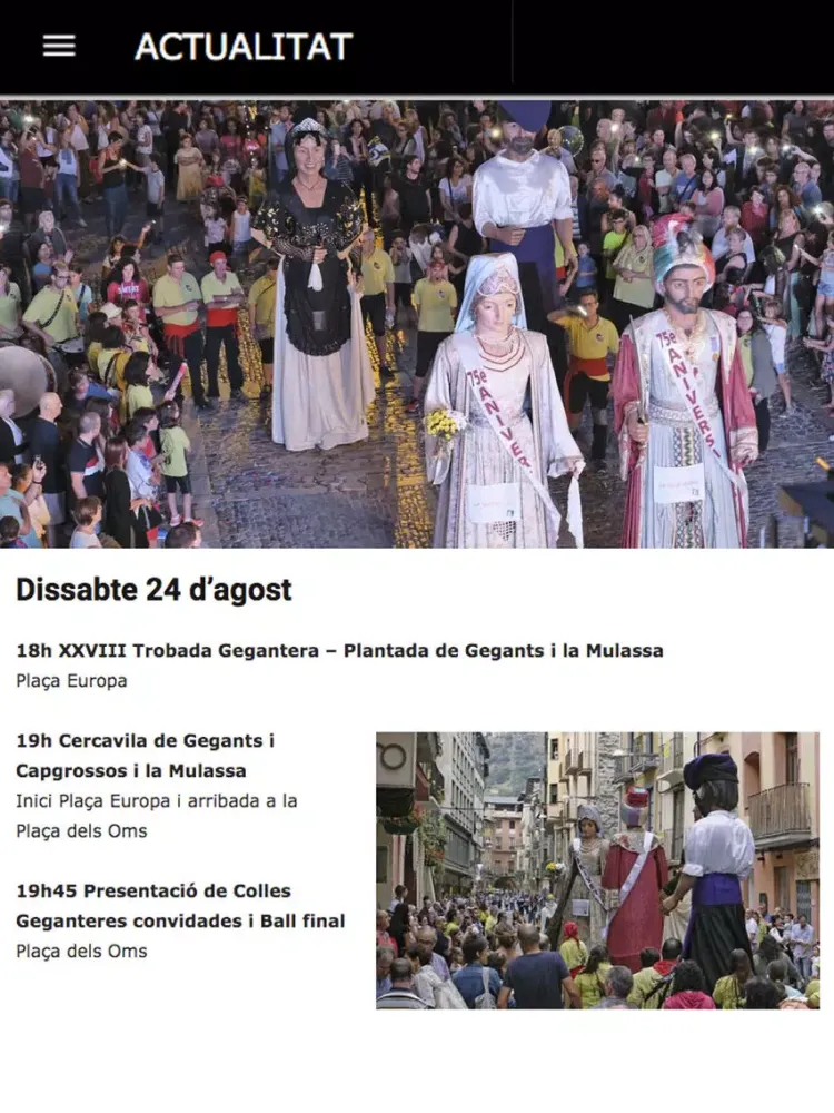 Festa Major la Seu iPad  Ekran Görüntüleri