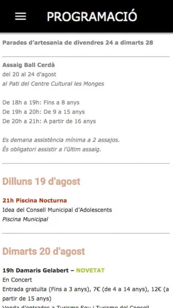 Festa Major la Seu Ekran Görüntüleri