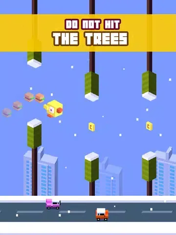 Crossy Tiny Bird Tappy - Sky Surfers Jumping iPad  Ekran Görüntüleri