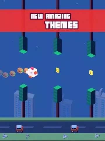 Crossy Tiny Bird Tappy - Sky Surfers Jumping iPad  Ekran Görüntüleri