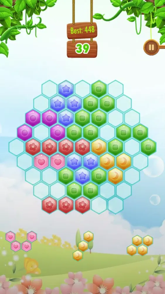 Screenshot di Hexic Mania-Hexagon Fit:10/10