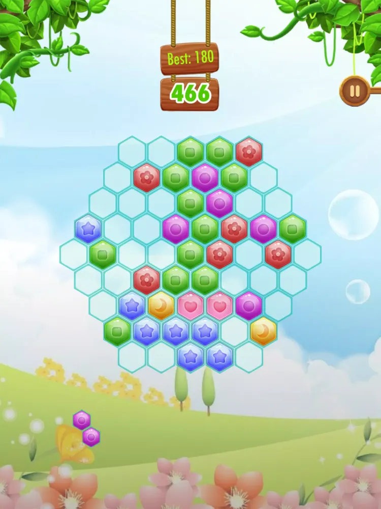 Screenshot di Hexic Mania-Hexagon Fit:10/10