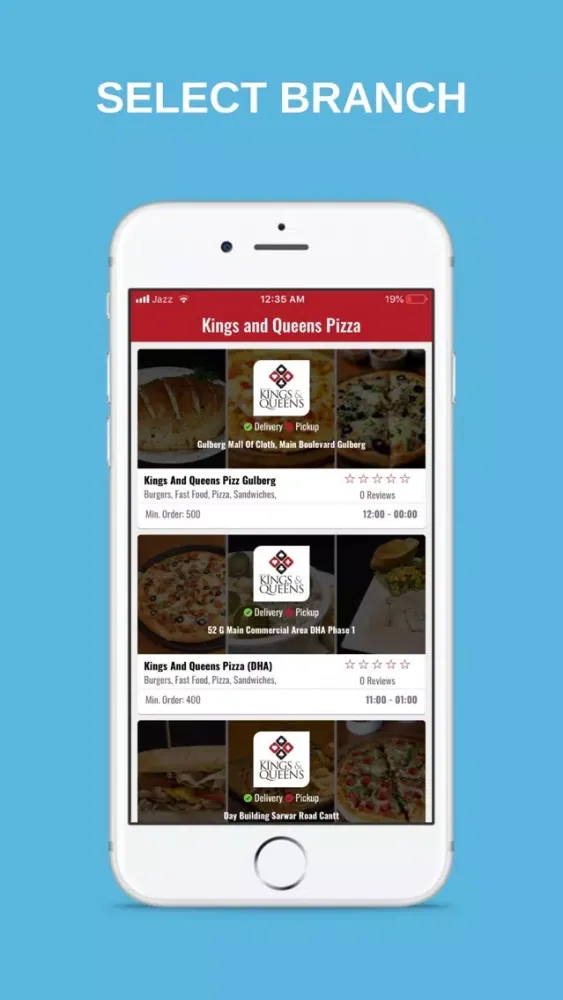 صور Kings & Queens Pizza App