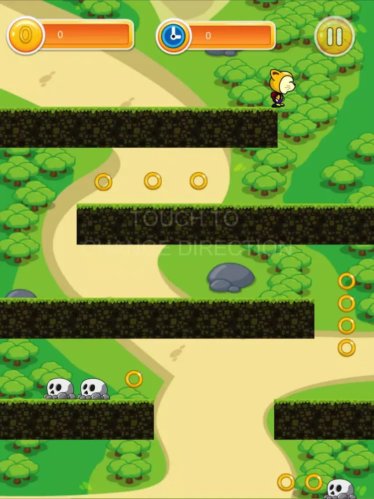 Скриншоты Down Hill : Jumping Game iPad 