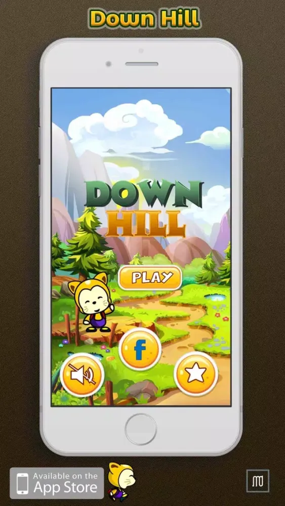 Скриншоты Down Hill : Jumping Game