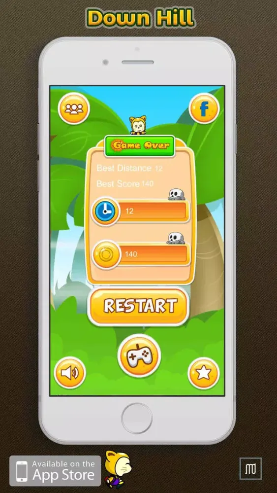 Скриншоты Down Hill : Jumping Game