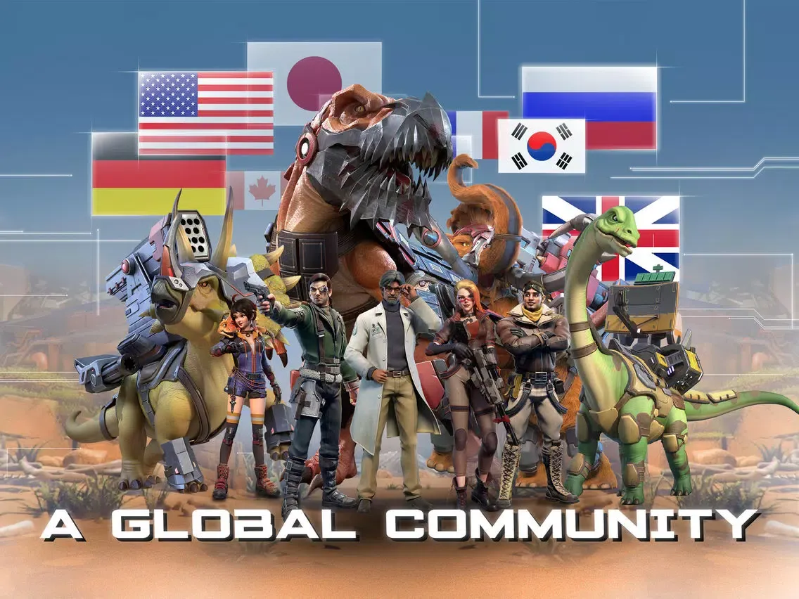 Tangkapan layar Dino War: Rise of Beasts iPad 