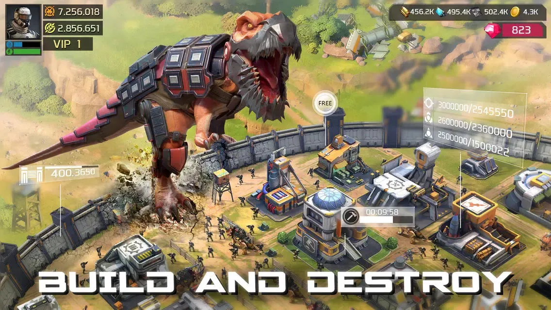 Tangkapan layar Dino War: Rise of Beasts