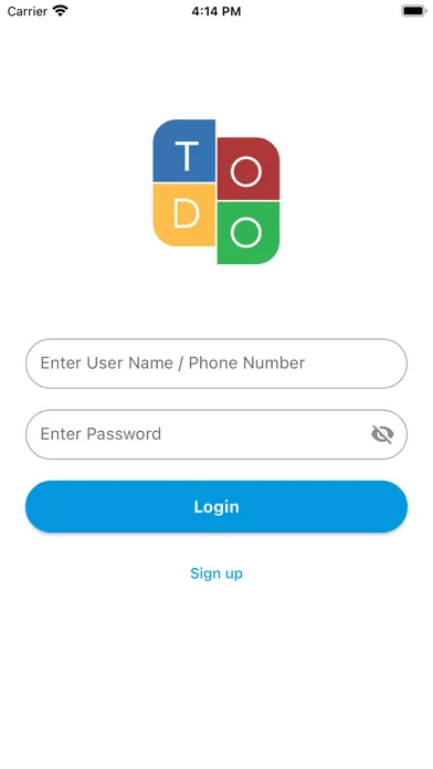 ภาพหน้าจอของ TODO Smart