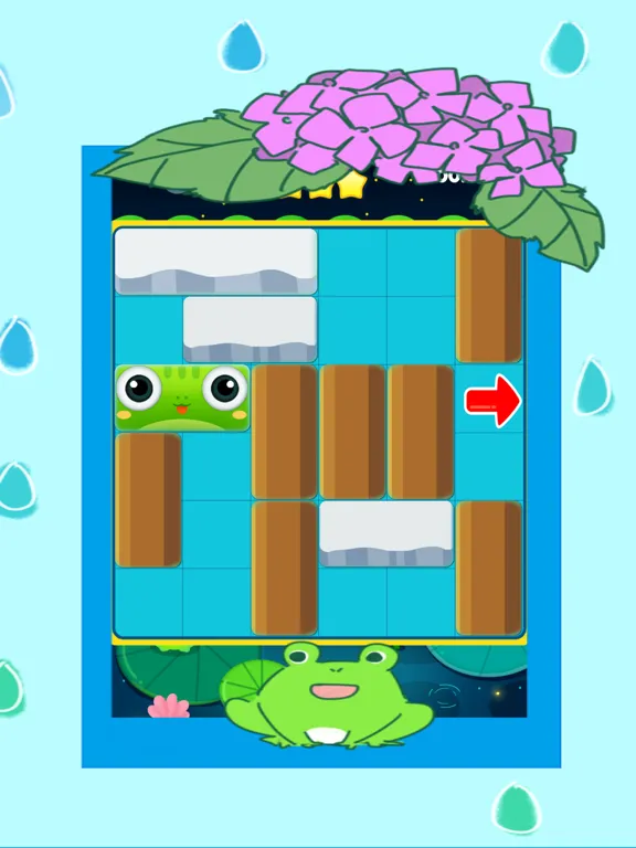 Tangkapan layar Unblock Frog - Brain Games iPad 