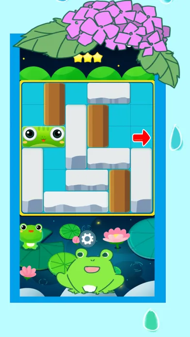 Tangkapan layar Unblock Frog - Brain Games