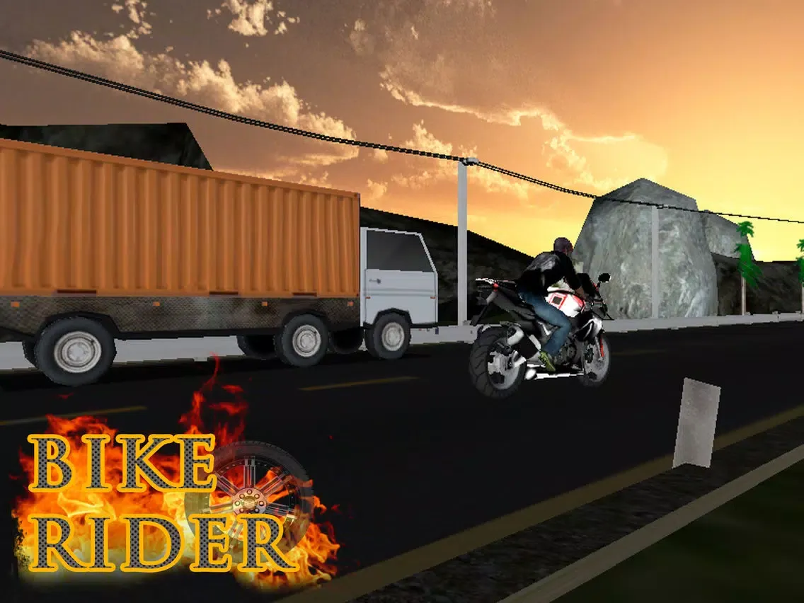 Zrzuty ekranu Bike Rider - Impossible Traffic Racer iPad 