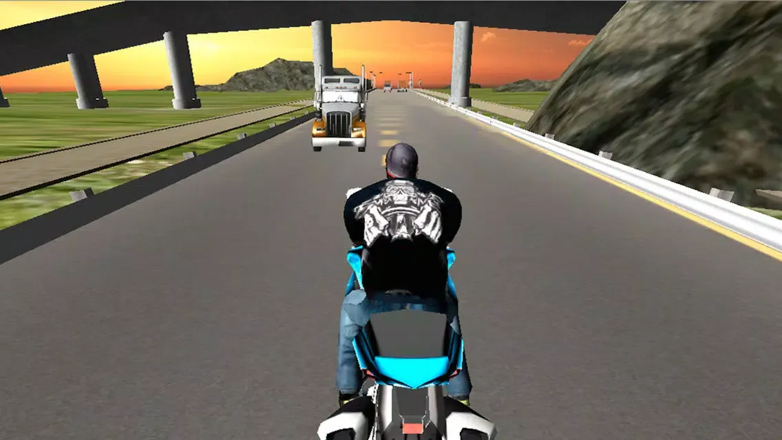 Zrzuty ekranu Bike Rider - Impossible Traffic Racer