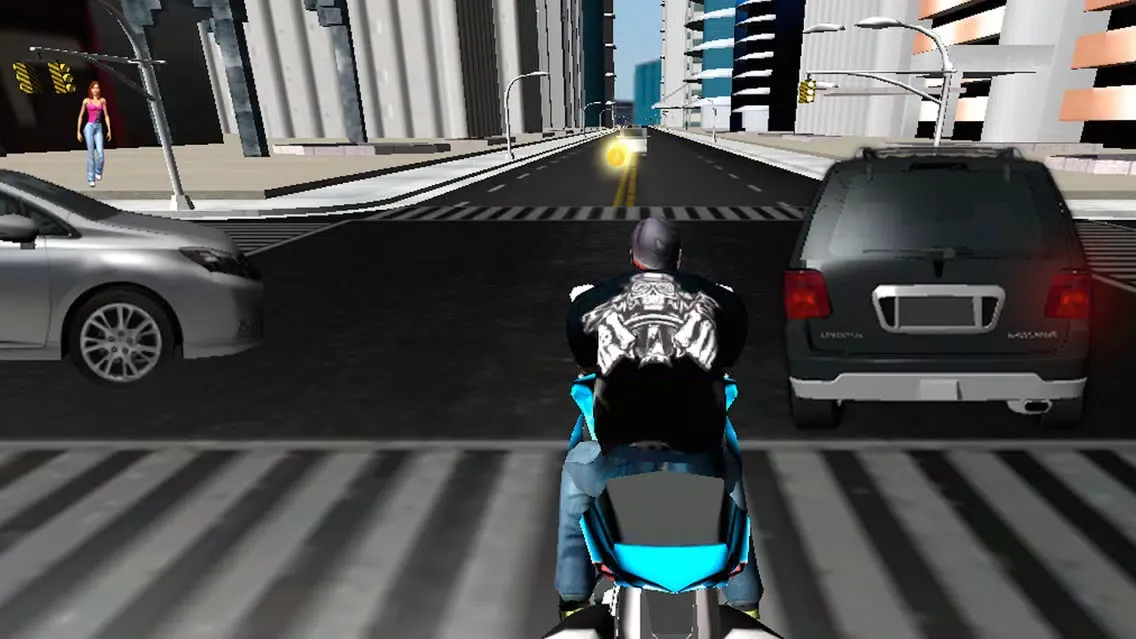 Zrzuty ekranu Bike Rider - Impossible Traffic Racer