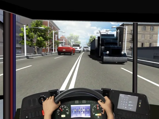 Скриншоты Racing In Bus - Traffic Racer iPad 
