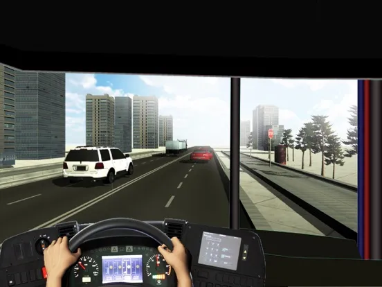 Скриншоты Racing In Bus - Traffic Racer iPad 