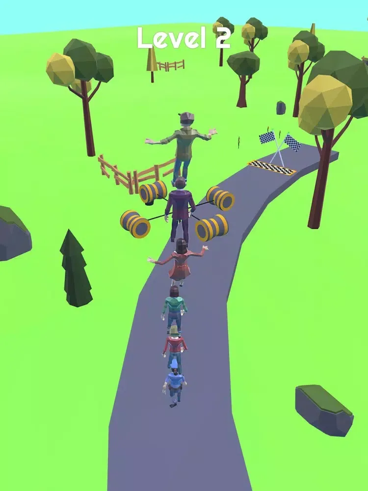 Stacking Human Run - Tower 3D iPad  Screenshots