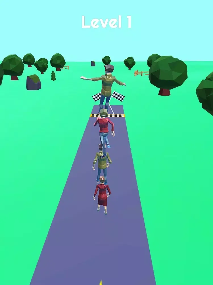 Stacking Human Run - Tower 3D iPad  Screenshots