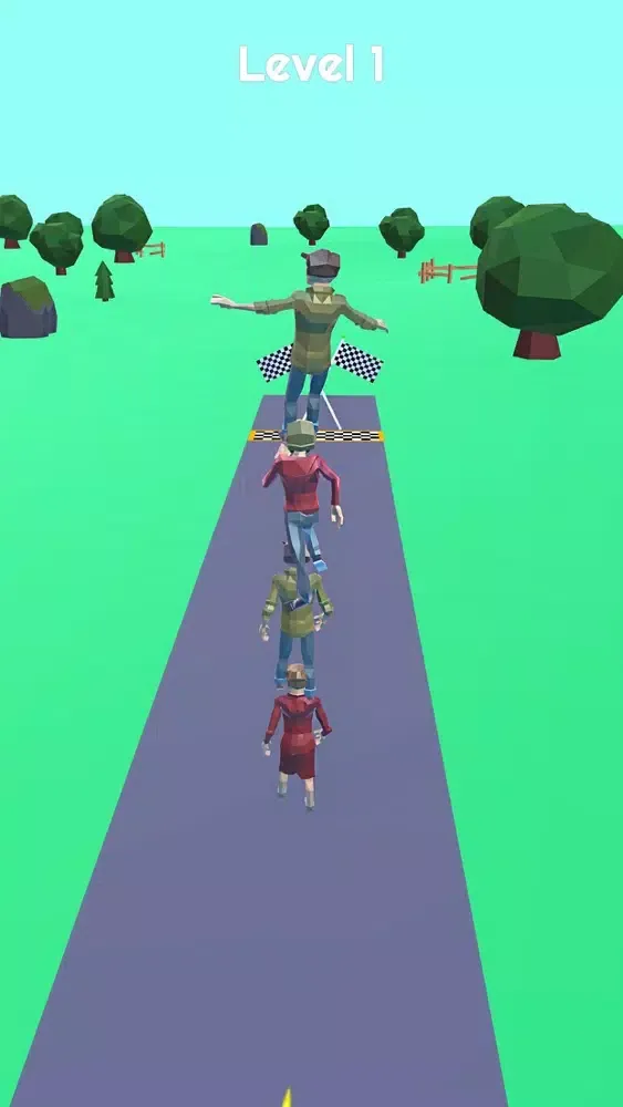 Stacking Human Run - Tower 3D Screenshots