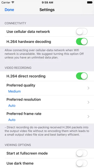 Zrzuty ekranu Axis IP Camera Viewer