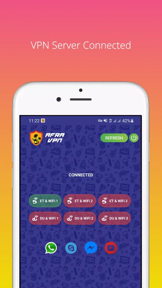 Screenshot di Afra VPN
