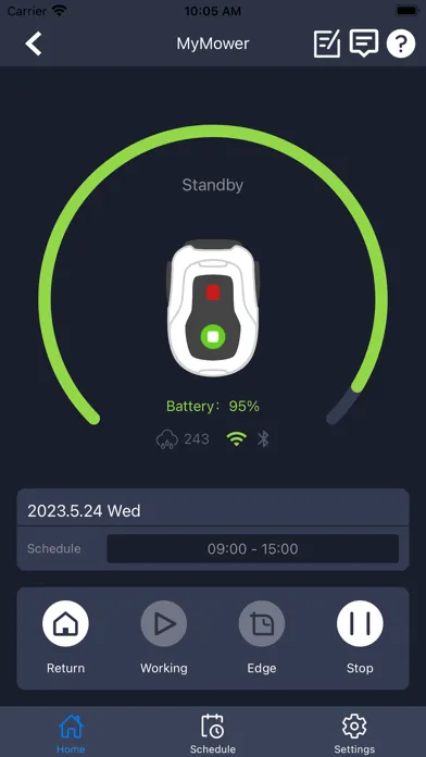 robotic-mower connect Screenshots
