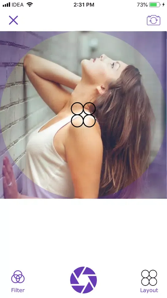 ClickSelfie - Perfect selfies سکرین شاٹس