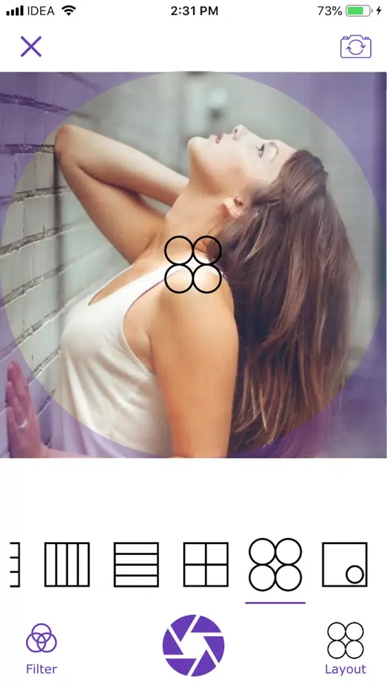 ClickSelfie - Perfect selfies سکرین شاٹس