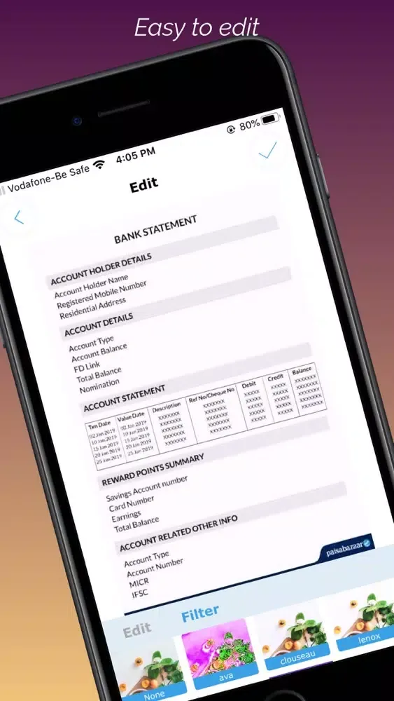 Captures d'écran de PDFScanner - Smart Scanner