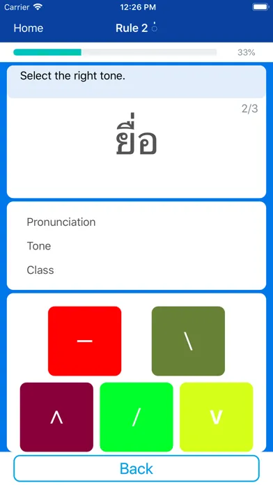 Capturas de tela do Thai Reading :Alphabet & Tone