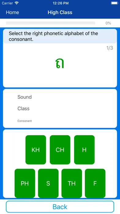 Capturas de tela do Thai Reading :Alphabet & Tone