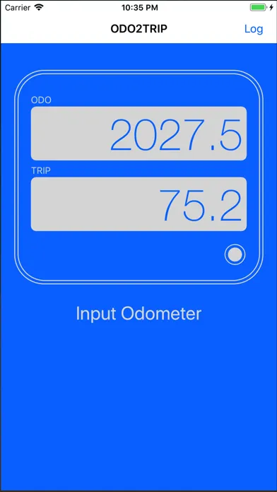 ภาพหน้าจอของ ODO2TRIP