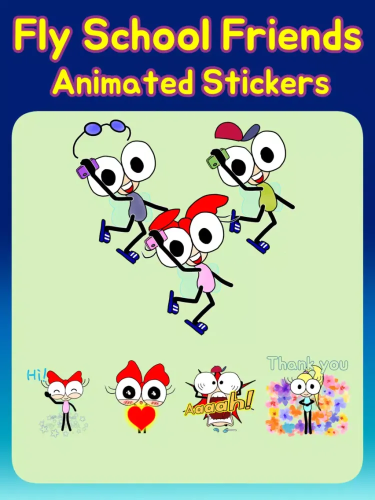 Fly School Freinds iPad  سکرین شاٹس