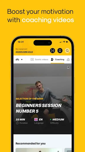 Zrzuty ekranu Kinomap: Ride Run Row Indoor