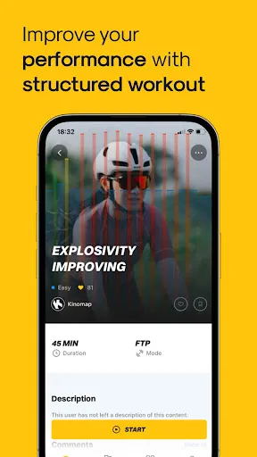Zrzuty ekranu Kinomap: Ride Run Row Indoor