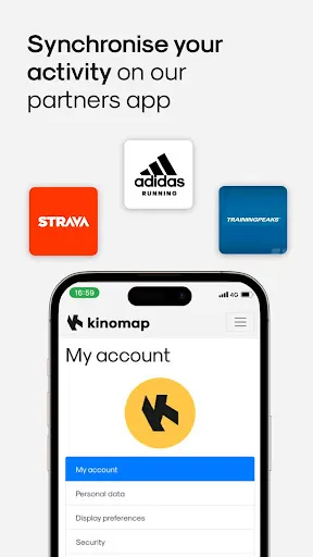 Zrzuty ekranu Kinomap: Ride Run Row Indoor